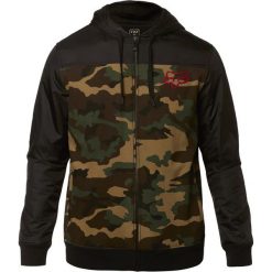 FOX Kurtka Męska Pivot Zip Fleece Xl Czarny. Czarne płaszcze męskie marki FOX, xl, z nadrukiem, z materiału, bez kaptura. Za 400,00 zł.