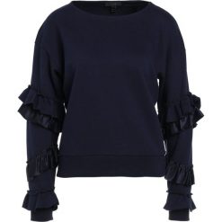 Bluzy damskie: J.CREW RUFFLE SLEEVED Bluza navy