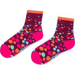 Skarpety Wysokie Damskie FREAK FEET - LGRO-FPI Bordowy Różowy. Różowe skarpetki damskie marki Freak Feet, z elastanu. Za 19,99 zł.