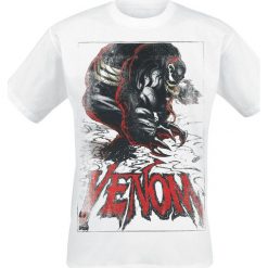 Venom (Marvel) The Black Suit T-Shirt biały. Białe t-shirty męskie z nadrukiem marki Venom (Marvel), s, z okrągłym kołnierzem. Za 54,90 zł.