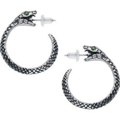 Alchemy Gothic Sophia Serpent Earrings Kolczyki - Earpin srebrny. Szare kolczyki damskie marki Alchemy Gothic, srebrne. Za 79,90 zł.
