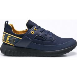 Calvin Klein Jeans - Buty Rex Neoprene. Niebieskie halówki męskie marki Calvin Klein Jeans, z jeansu, na sznurówki. W wyprzedaży za 359,90 zł.