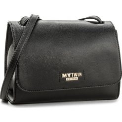 Torebka MY TWIN - Tracolla C/Patta RS8TET Nero 00006. Czarne torebki klasyczne damskie marki My Twin, na co dzień, bez wzorów, ze skóry ekologicznej, eleganckie, bez dodatków. W wyprzedaży za 299,00 zł.