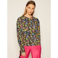 Bluza Moschino Underwear & Swim 1730 9014. Czarne bluzy damskie Moschino Underwear & Swim, l, bez wzorów, bez rękawów, bez kaptura. Za 799,00 zł.