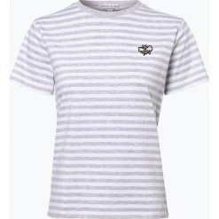 Marie Lund - T-shirt damski, szary. Szare t-shirty damskie marki Marie Lund, xxl, w paski, klasyczne, z klasycznym kołnierzykiem. Za 59,95 zł.