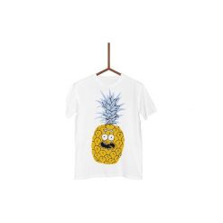 Koszulka Ananas Rick Męska. Białe koszulki męskie marki Failfake, s, bez wzorów, bez kołnierzyka. Za 130,00 zł.