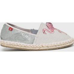 Big Star - Espadryle. Szare espadryle damskie BIG STAR, bez wzorów, z materiału, bez obcasa, na obcasie. W wyprzedaży za 59,90 zł.