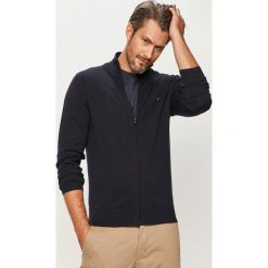 Tommy Hilfiger - Kardigan. Niebieskie swetry męskie TOMMY HILFIGER, xl, bez wzorów, z jedwabiu. Za 579,90 zł.