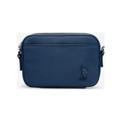 U.S. Polo Assn Torba biodrowa Niebieski. Niebieskie nerki damskie U.S. Polo Assn., w paski, z materiału, bez dodatków. Za 257,95 zł.