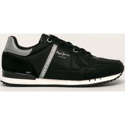 Pepe Jeans - Buty Tinker Zero 19. Czarne buty sportowe męskie Pepe Jeans, z jeansu, na sznurówki. W wyprzedaży za 259,90 zł.