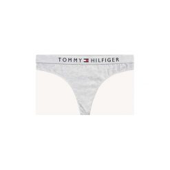 Stringi Tommy Hilfiger UW0UW01555 THONG. Szare skarpetki damskie TOMMY HILFIGER, bez wzorów. Za 73,78 zł.