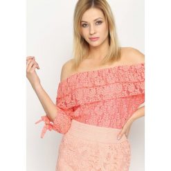 Bluzki damskie: Łososiowa Bluzka Eye Candy