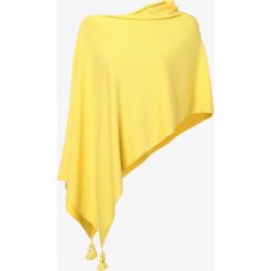 Comma - Ponczo damskie, żółty. Żółte poncza damskie comma, bez wzorów, z dzianiny. Za 179,95 zł.
