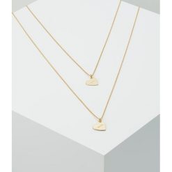 Naszyjniki damskie: MALAIKARAISS NECKLACE SET LOVE Naszyjnik goldcoloured