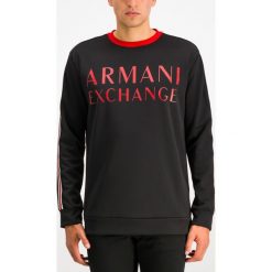 Bluza Armani Exchange 6GZM97 ZJ4DZ 1200. Czarne bluzy męskie Armani Exchange, xl, bez wzorów, bez kołnierzyka, bez rękawów, bez kaptura. W wyprzedaży za 269,00 zł.