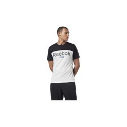 T-shirty z krótkim rękawem Reebok Sport Koszulka Training Essentials Linear Logo Tee. Czarne koszulki męskie Reebok Sport, s, bez wzorów, sportowe, bez kołnierzyka, z krótkim rękawem, krótkie. Za 69,95 zł.