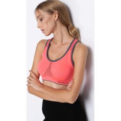 Koralowy Biustonosz Sportowy Fix Yourself. Pomarańczowe biustonosze sportowe Born2be. Za 39,99 zł.