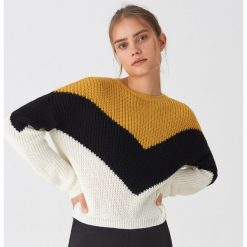 Sweter oversize - Wielobarwny. Swetry damskie House, m, bez wzorów, bez rękawów, bez kaptura. W wyprzedaży za 39,99 zł.