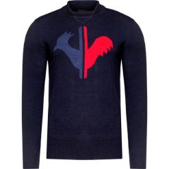 Sweter ROSSIGNOL CLASSIQUE ROUND NECK Granatowy. Niebieskie swetry klasyczne męskie marki Rossignol, z wełny, sportowe. Za 600,00 zł.