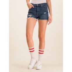 Szorty jeansowe Levi's 501® High-Waisted 56327-0018. Niebieskie szorty damskie Levi's®, s, bez wzorów, z bawełny. Za 239,00 zł.