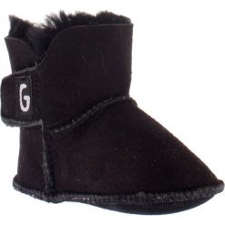 Buciki niemowlęce: Skórzane buty niemowlęce „Charlotte” w kolorze czarnym