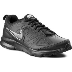 Buty NIKE - T-Lite XI 616544 007 Black/Black Metallic Silver. Czarne półbuty męskie Nike, na co dzień, bez wzorów, ze skóry, bez zapięcia. W wyprzedaży za 199,00 zł.