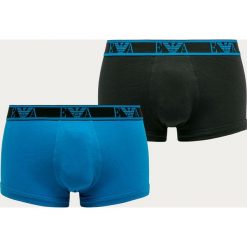 Emporio Armani - Bokserki (2-pack). Bokserki męskie Emporio Armani, s, z nadrukiem, z elastanu. W wyprzedaży za 99,90 zł.