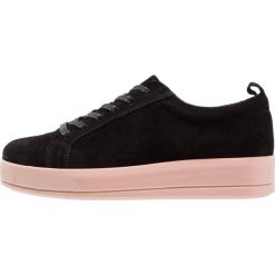 Trampki i tenisówki damskie: Bianco FLATFORM SUEDE LACED UP EXP17 Tenisówki i Trampki black