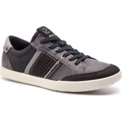 Sneakersy ECCO - Collin 2.0 53623451052 Black/Black. Czarne sneakersy męskie ecco, na co dzień, bez wzorów, ze skóry, bez zapięcia. W wyprzedaży za 349,00 zł.