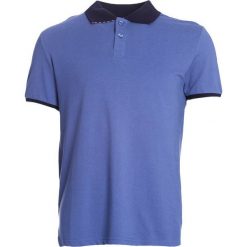Granatowa Koszulka Making. Niebieskie koszulki męskie Born2be, s, z aplikacjami, polo, bez rękawów. Za 49,99 zł.