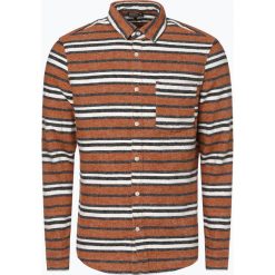 Review - Koszula męska, beżowy. Brązowe koszule męskie marki Review, s, bez wzorów, z bawełny, retro, bez kołnierzyka, bez rękawów. Za 149,95 zł.