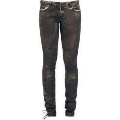 Rock Rebel by EMP Megan Spodnie damskie brązowy. Brązowe rurki damskie marki Rock Rebel by EMP. Za 79,90 zł.