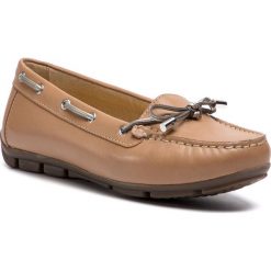Mokasyny GEOX - D Marva A D9243A 043AJ C0475 Beige/Silver. Pomarańczowe mokasyny damskie Geox, ze skóry. W wyprzedaży za 229,00 zł.
