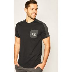 Koszulka techniczna Under Armour Tonal Print 1351572. Czarne koszulki męskie Under Armour, m, bez wzorów, z bawełny, polo, bez rękawów. Za 149,00 zł.