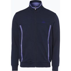Bejsbolówki męskie: BOSS Athleisure - Męska bluza rozpinana – Skazos, niebieski