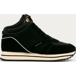 Gant - Buty Bevinda. Czarne buty sportowe damskie GANT, bez wzorów, ze skóry, sportowe. Za 519,90 zł.
