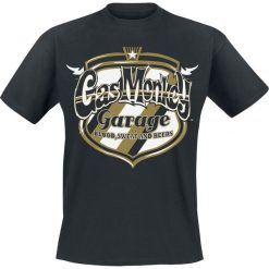 T-shirty męskie: Gas Monkey Garage Texan Gold Badge T-Shirt czarny