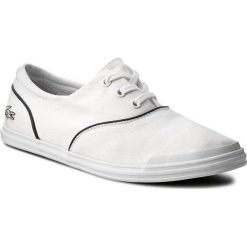 Tenisówki LACOSTE - Lancelle 3 Eye 316 1 SPJ 7-32SPJ0101001 Wht. Białe trampki dziewczęce Lacoste, bez wzorów, z gumy, na sznurówki. W wyprzedaży za 239,00 zł.