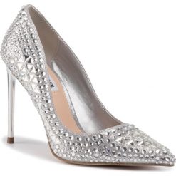 Szpilki STEVE MADDEN - Vivid SM11000749-02002-998 Rhinestone. Szare półbuty damskie Steve Madden, bez wzorów, ze skóry ekologicznej, bez obcasa, na obcasie, bez zapięcia. Za 519,00 zł.