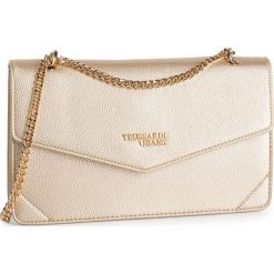 Torebka TRUSSARDI JEANS - Charlotte Cross Body Chain Md Tumble 75B00831 M053. Żółte torebki klasyczne damskie Trussardi Jeans, bez wzorów, z jeansu, wizytowe, na ramię, bez dodatków. Za 559,00 zł.