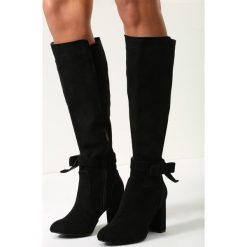 Buty zimowe damskie: Czarne Kozaki I Show You