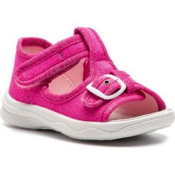 Sandały SUPERFIT - 4-00292-56 M Rosa. Różowe sandały dziewczęce Superfit, ze skóry, bez zapięcia. Za 149,00 zł.