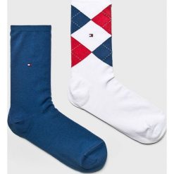 Tommy Hilfiger - Skarpetki (2-pack). Niebieskie skarpetki damskie marki TOMMY HILFIGER. Za 44,90 zł.