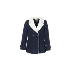 Płaszcze Casual Attitude HAVI. Niebieskie płaszcze damskie marki Casual Attitude, s, bez wzorów, casualowe. Za 202,30 zł.