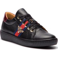 Sneakersy R.POLAŃSKI - 0961 Czarny Lico. Czarne półbuty damskie R.Polański, ze skóry. W wyprzedaży za 239,00 zł.