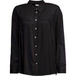 Bluzka oversize bonprix czarny. Czarne bluzki damskie bonprix, bez wzorów, bez kołnierzyka, z długim rękawem. Za 99,99 zł.