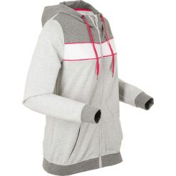 Bluzy damskie: Lekka bluza rozpinana, długi rękaw, z kolekcji Maite Kelly bonprix jasnoszary melanż