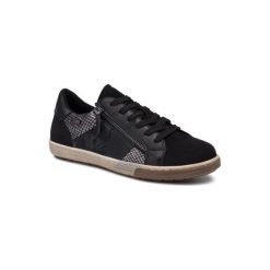 Clara Barson WSL2952-01T. Czarne półbuty damskie z materiału. Za 99,99 zł.