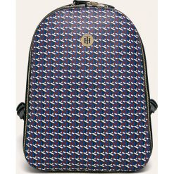 Tommy Hilfiger - Plecak. Niebieskie plecaki damskie TOMMY HILFIGER, bez wzorów, ze skóry ekologicznej, eleganckie. Za 699,90 zł.