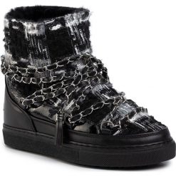 Buty INUIKII - Sneaker Engl. 70202-53 Black. Czarne kozaki damskie Inuikii, ze skóry, bez obcasa, bez zapięcia. Za 989,00 zł.